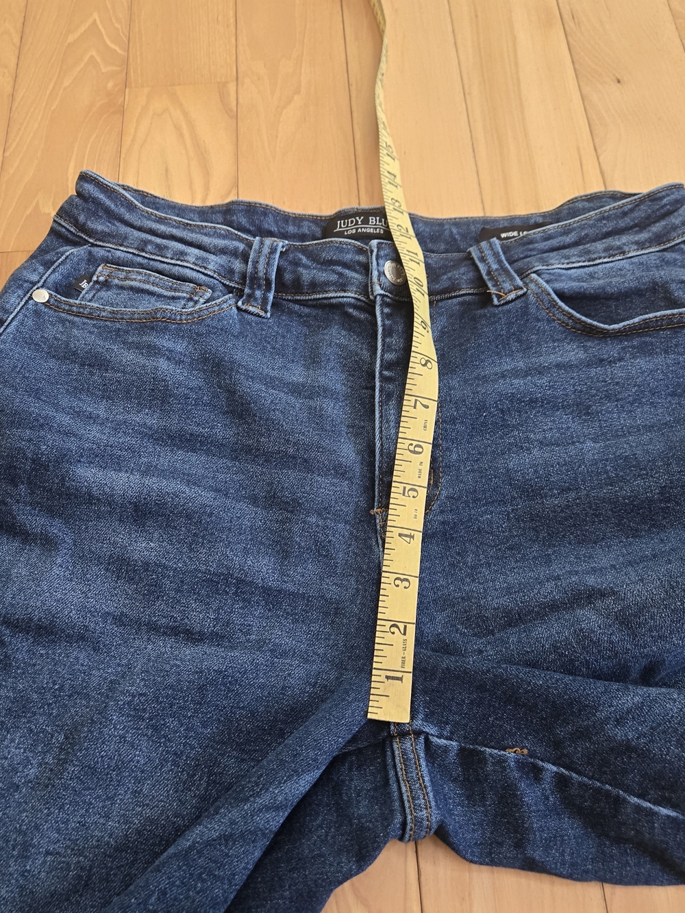 Judy Blue High-Waisted Wide-Leg Cargo Jeans 14W - Picture 4 of 7